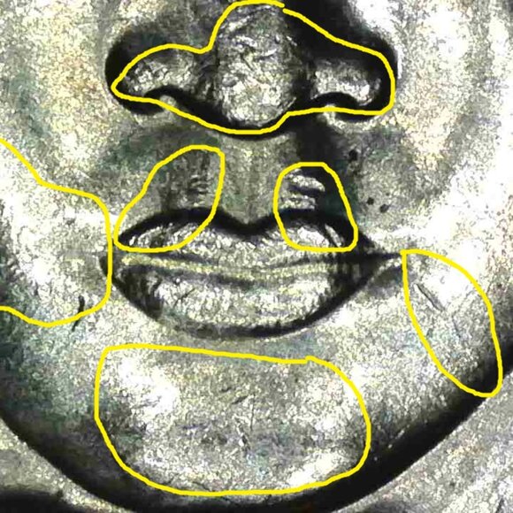 2022-P Anna May Wong Quarter:BU/LUSTER/TONING/DIE CHIPS (not defects) !  25-0091 - Picture 3 of 8